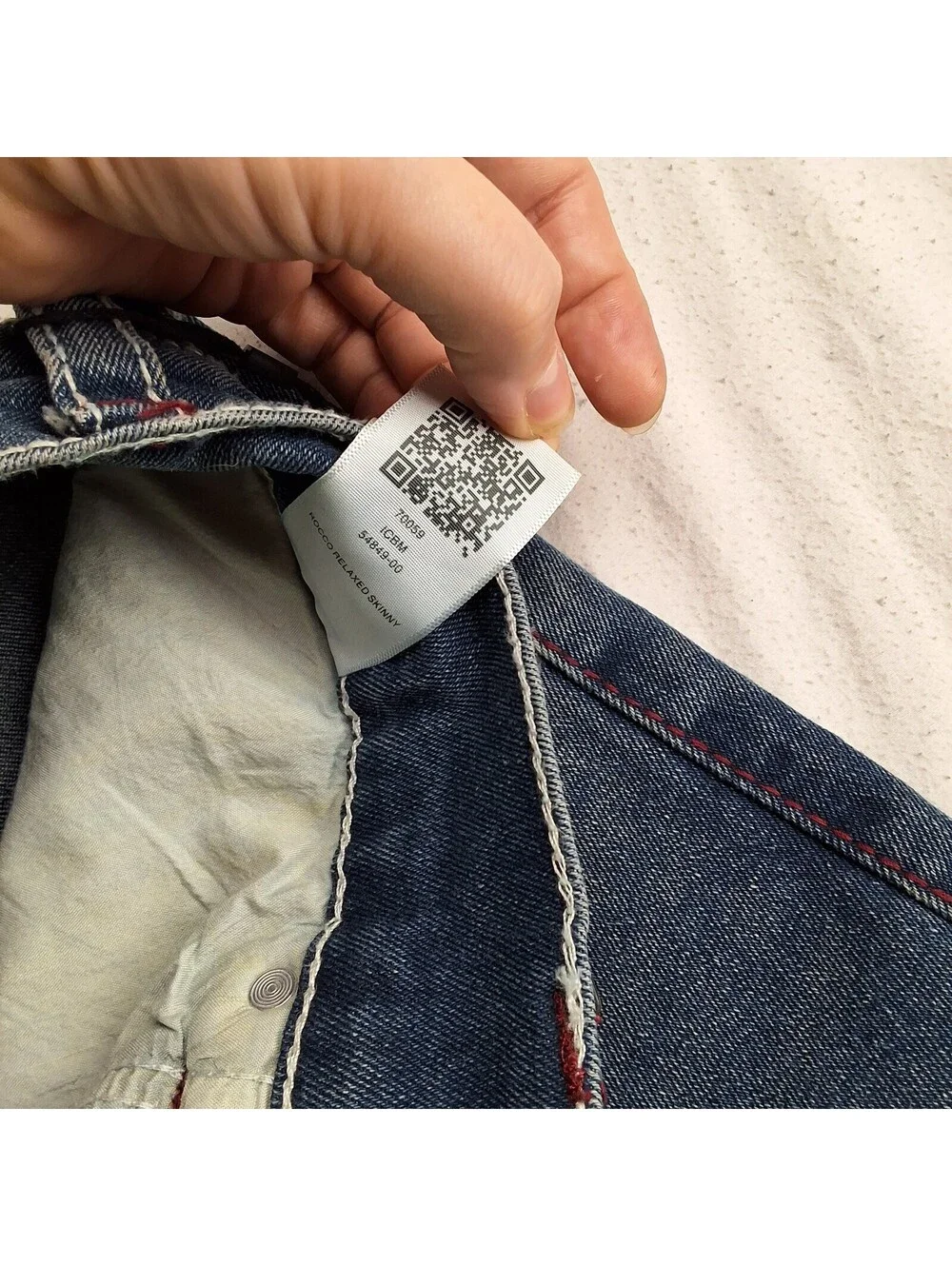 True Religion Rocco Relaxed Skinny Jeans W33 L32